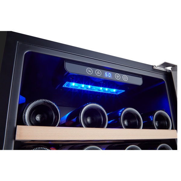 Kalamera Freestanding Refrigeration 19.3'' 50 Bottle Single Zone Free